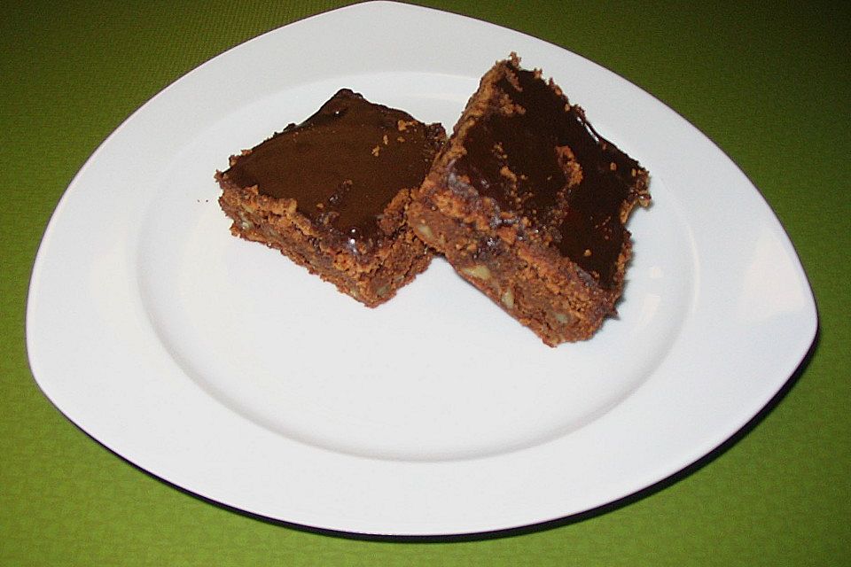 Schoko -  Walnuss - Brownies