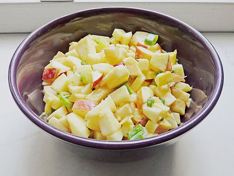 Apfel - Curry - Salat von sahnebaer| Chefkoch