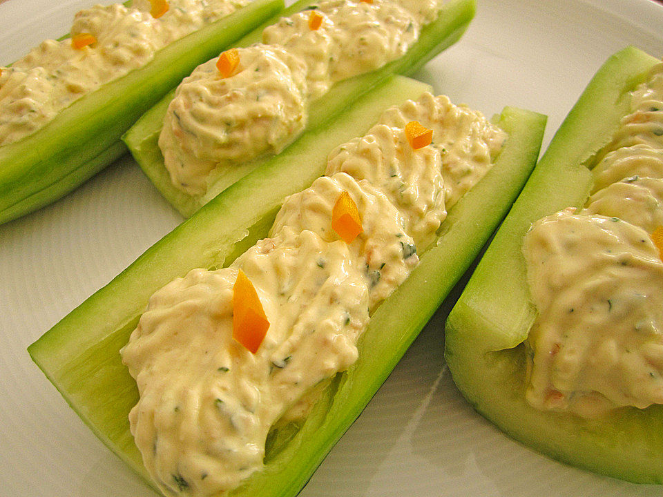 Gurkeneis Rezept, Gurken, Tomaten, Feta Salat Von äffchen