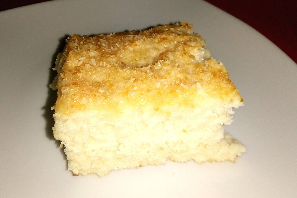 Buttermilch - Kuchen mit Kokos