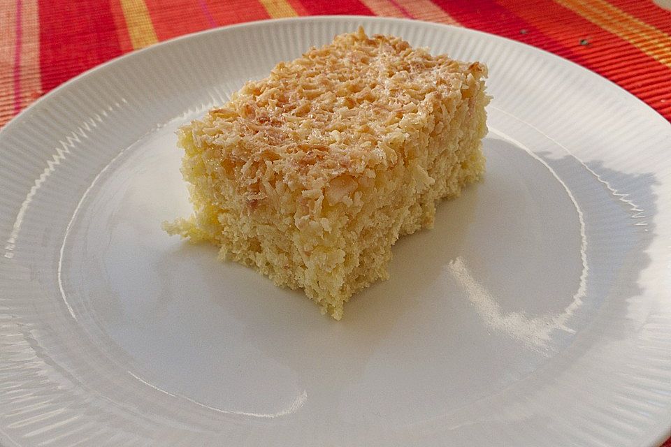 Buttermilch - Kuchen mit Kokos