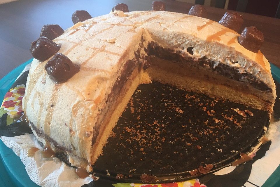 Snickers - Kuchen Snickers - Kuchen