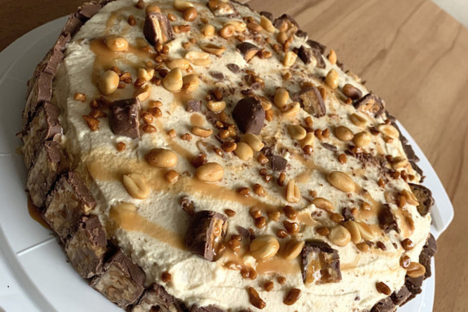 Snickers - Kuchen Snickers - Kuchen