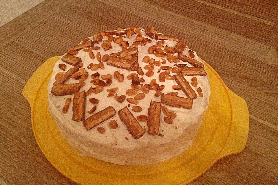 Snickers - Kuchen Snickers - Kuchen