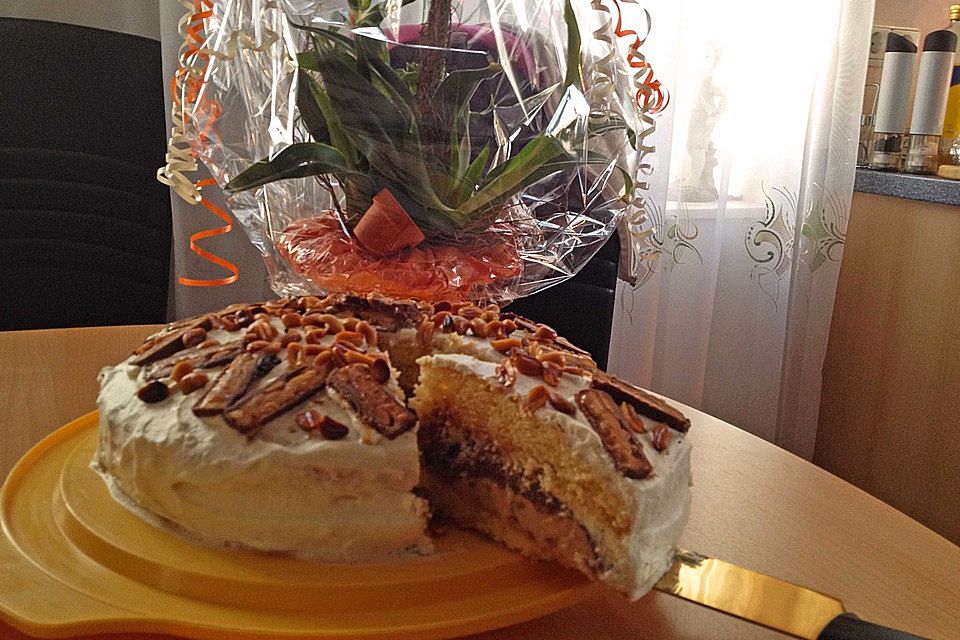 Snickers - Kuchen Snickers - Kuchen