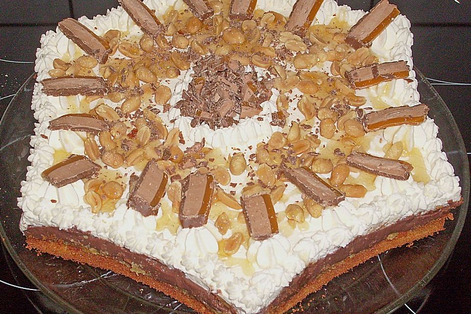 Snickers - Kuchen Snickers - Kuchen