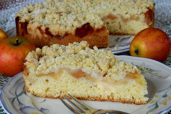 Apfel - Streusel - Kuchen von sabinchen27 | Chefkoch Apfel - Streusel - Kuchen von sabinchen27 | Chefkoch