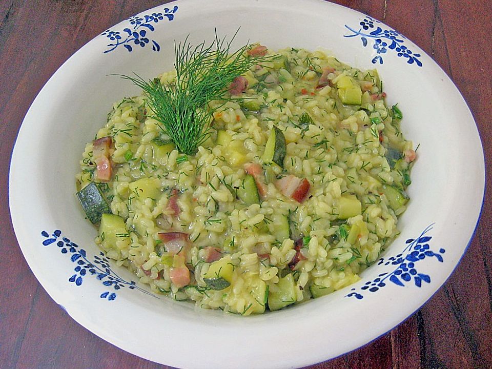 Risotto mit Zucchini und Speck von robwaha | Chefkoch