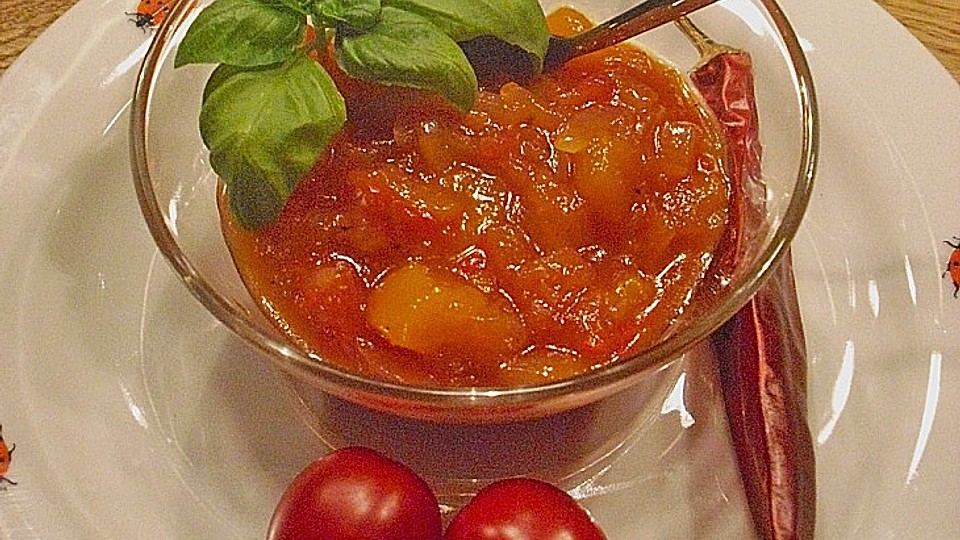 Tomaten - Pfirsich - Chutney von loosi| Chefkoch