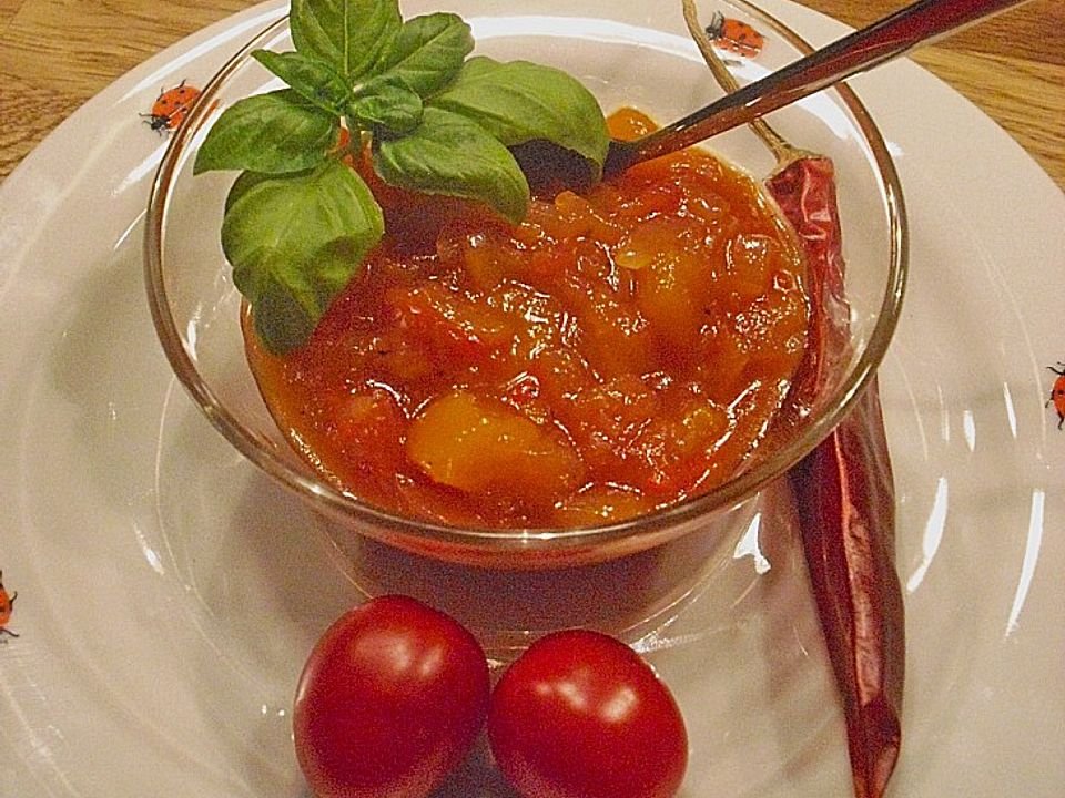 Tomaten - Pfirsich - Chutney von loosi| Chefkoch