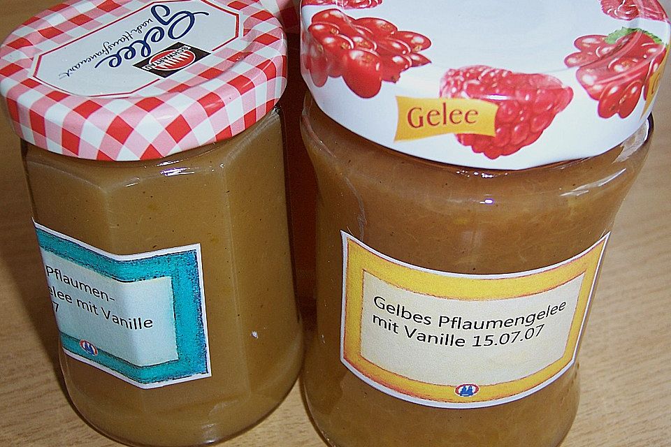 Marmelade aus gelben Pflaumen