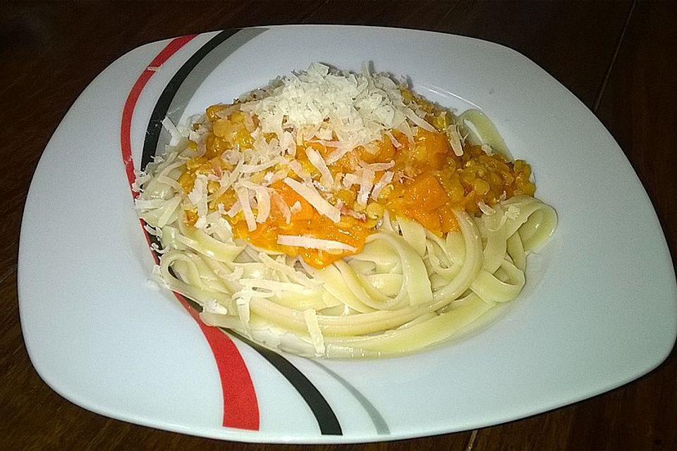 Vegetarische Bolognese mit Linsen