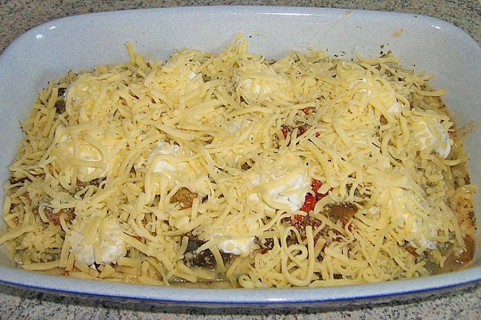 Auberginen Lasagne