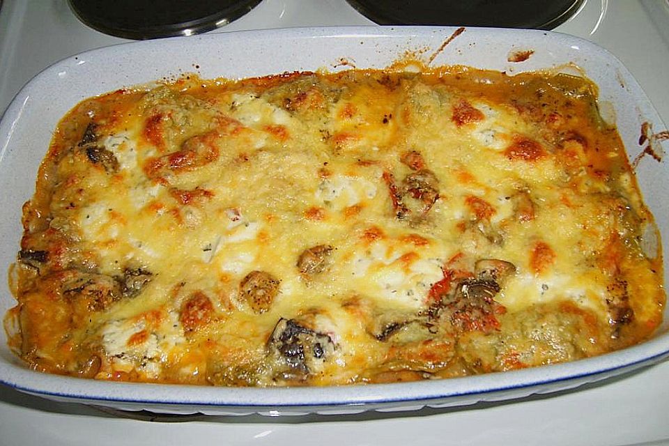 Auberginen Lasagne