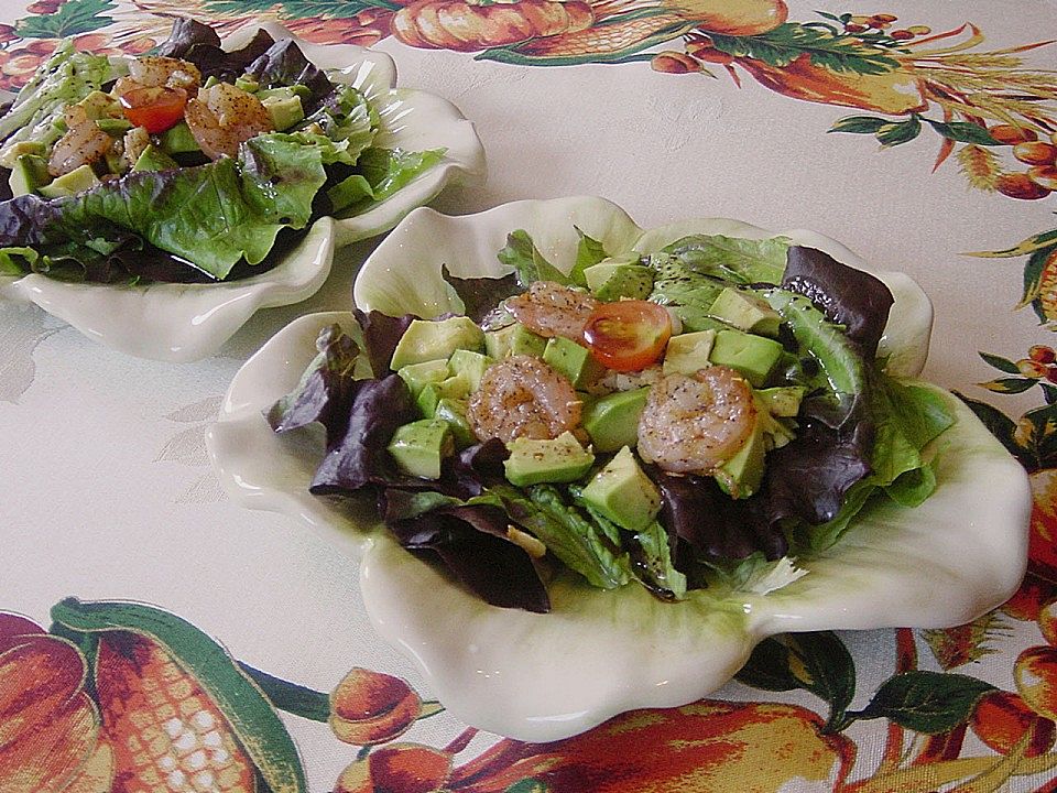 Gebratene Scampi mit Salat von judith| Chefkoch