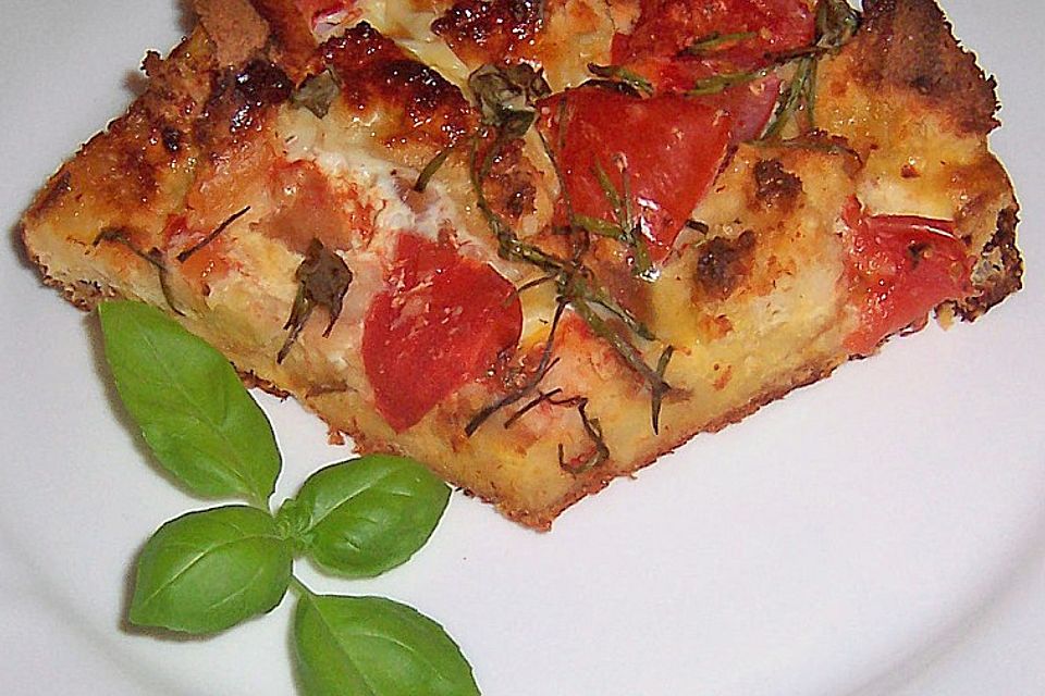 Auflauf mit Tomate - Mozzarella