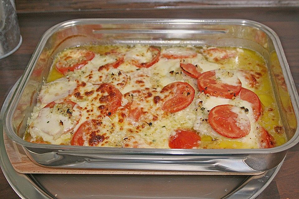 Auflauf mit Tomate - Mozzarella