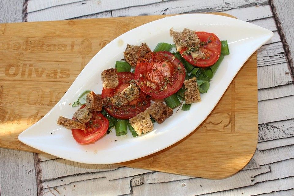 Tomaten - Brot - Salat