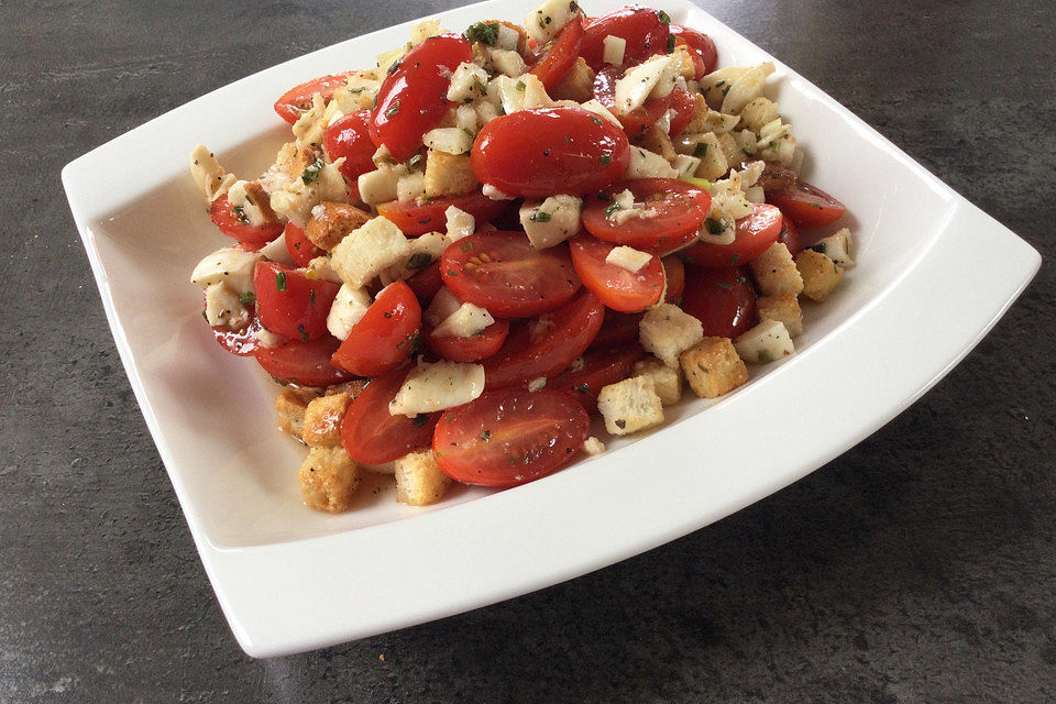 Tomaten - Brot - Salat