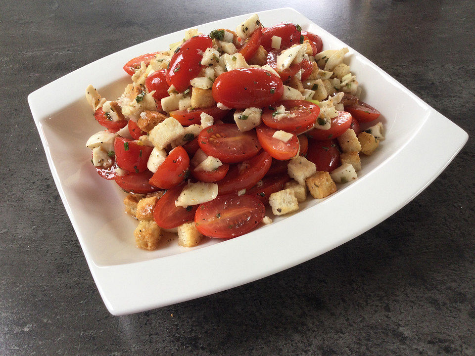 Tomaten - Brot - Salat von pueppi35 | Chefkoch
