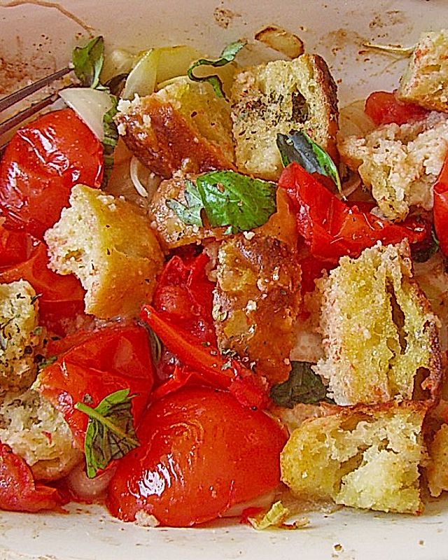 Tomaten - Brot - Salat