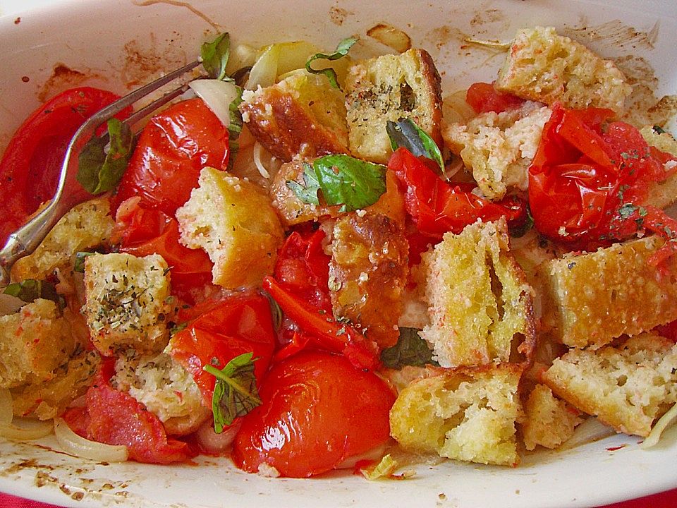 Tomaten - Brot - Salat von pueppi35| Chefkoch