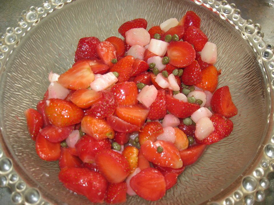 Erdbeeren mit grünem Pfeffer von storia| Chefkoch