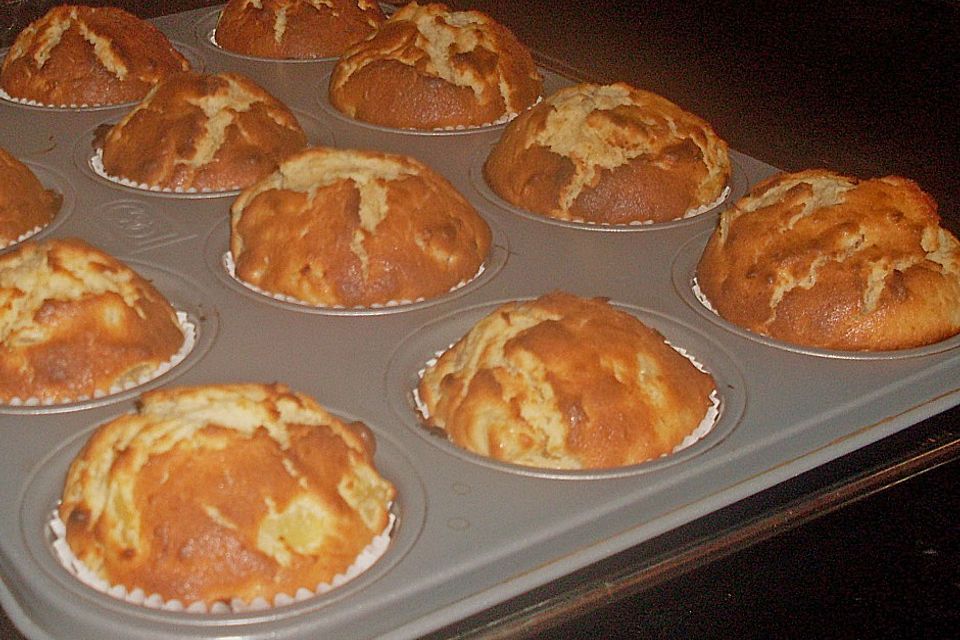 Ananas - Marzipan - Muffins