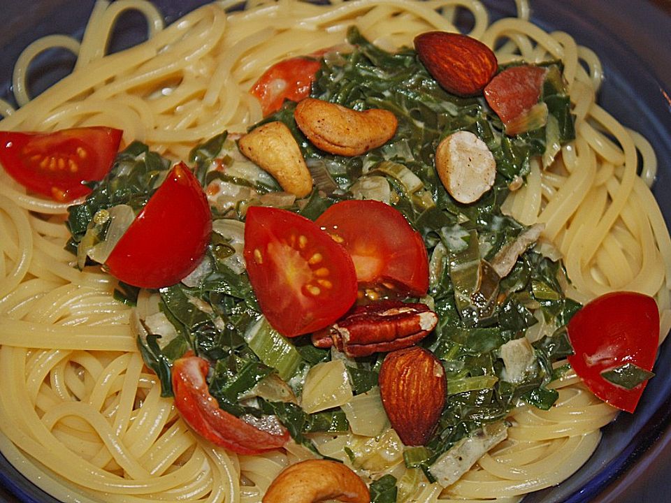 Spaghetti mit Mangold von Callista| Chefkoch