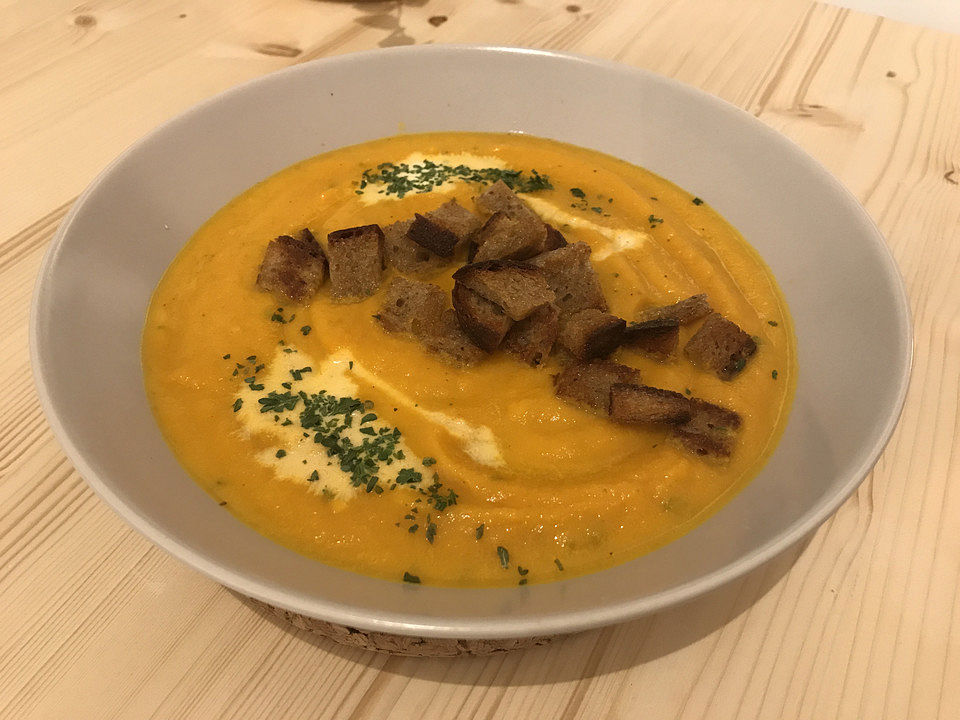 Karottensuppe mit Ingwer von angimaus| Chefkoch