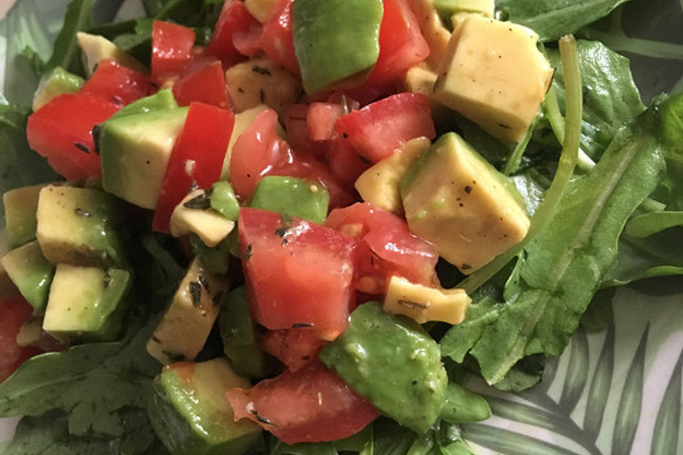 Avocado - Tomaten Salat