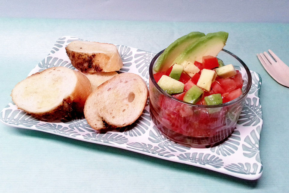 Avocado - Tomaten Salat