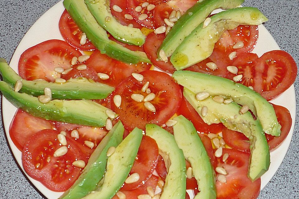 Avocado - Tomaten Salat