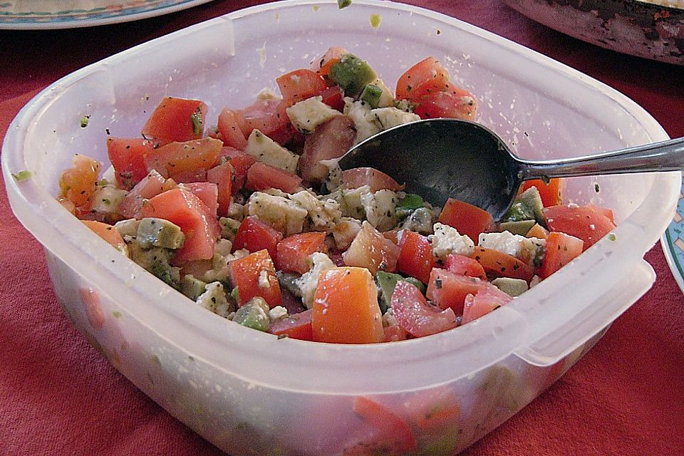 Avocado - Tomaten Salat