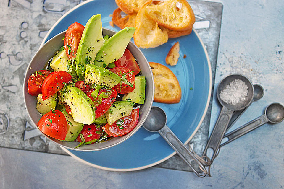 Avocado - Tomaten Salat