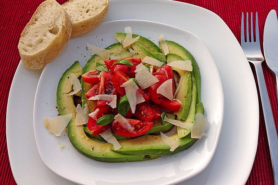 Avocado - Tomaten Salat