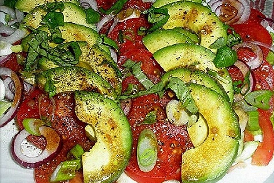 Avocado - Tomaten Salat