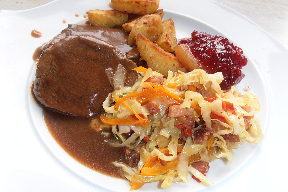 Hirschbraten