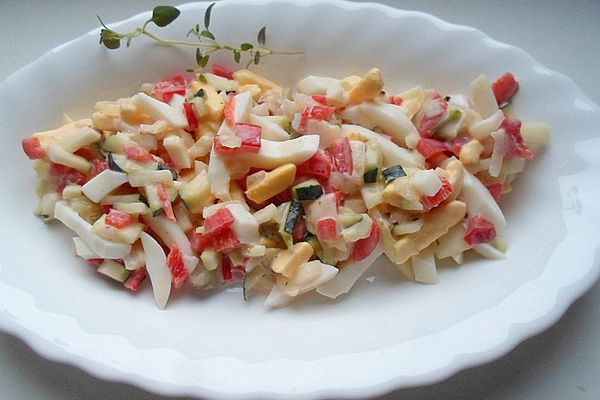 Eiersalat mit Remoulade, Paprika und Gurke von pumpkinlzg | Chefkoch