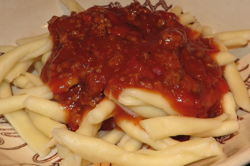 Scharfe Hackfleischsauce á la Sloppy Joe