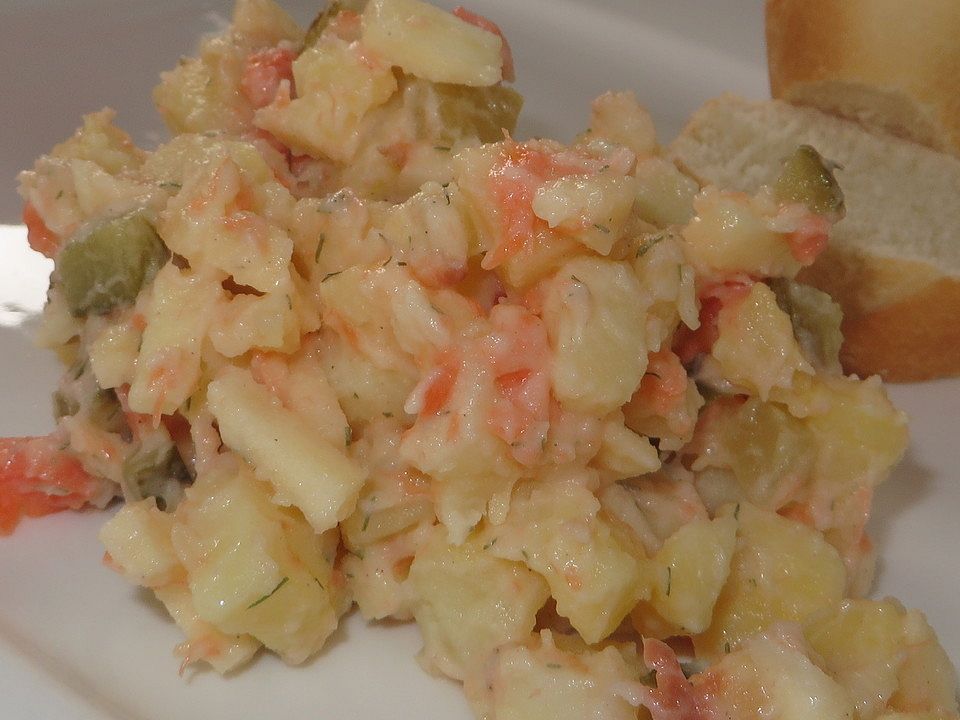 Kartoffelsalat mit Räucherlachs von zimmex | Chefkoch