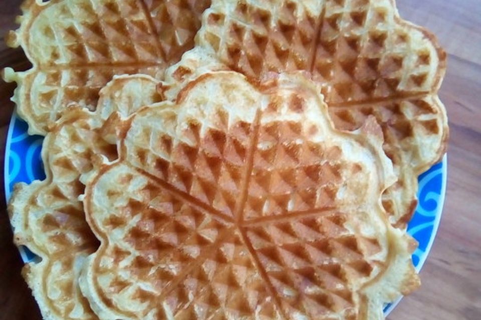 Vanille-Joghurt-Waffeln