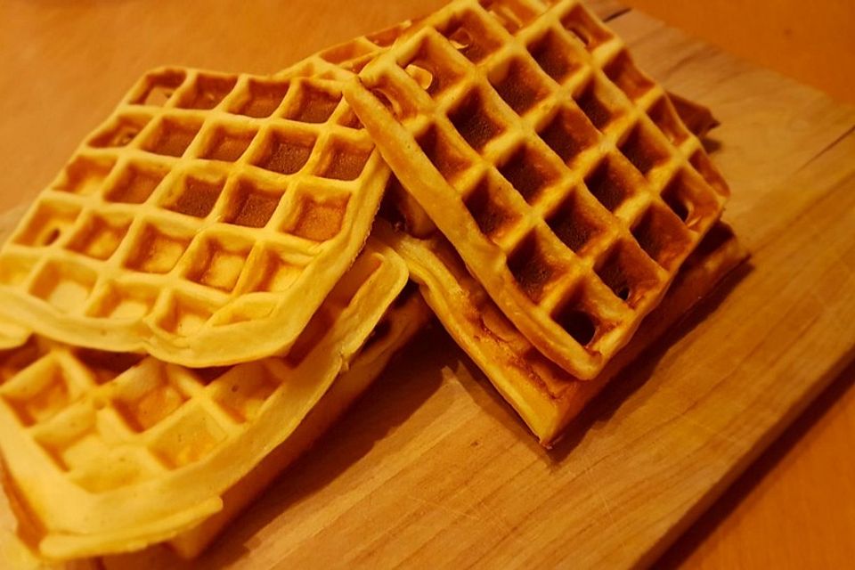 Vanille-Joghurt-Waffeln