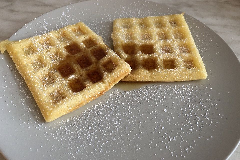 Vanille-Joghurt-Waffeln