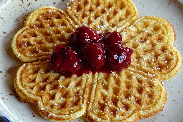 Vanille Joghurt Waffeln