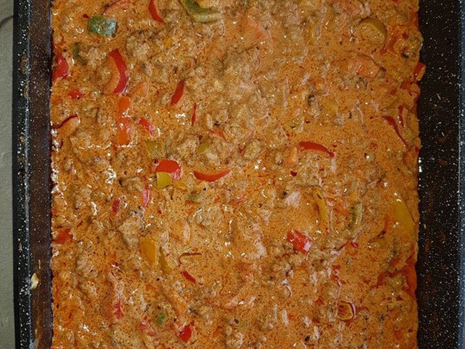 Paprika - Hackfleisch - Pfanne von brenny| Chefkoch