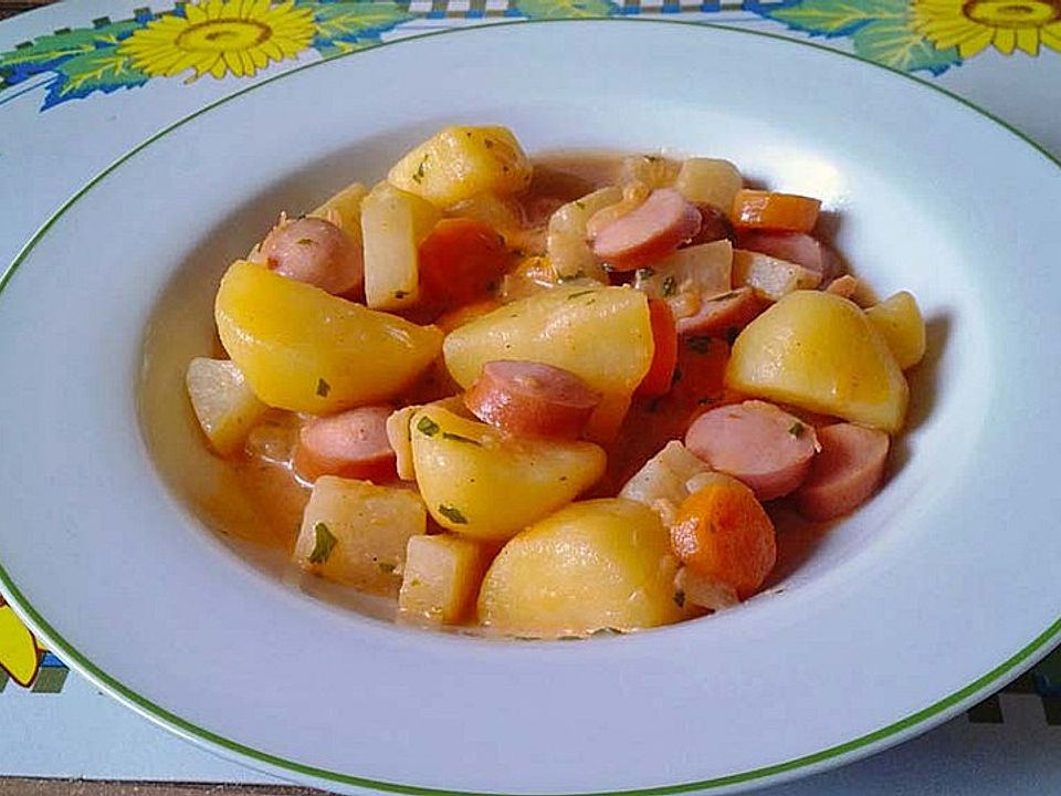 Wursteintopf Schnell Und Lecker Von Kyshu Chefkoch