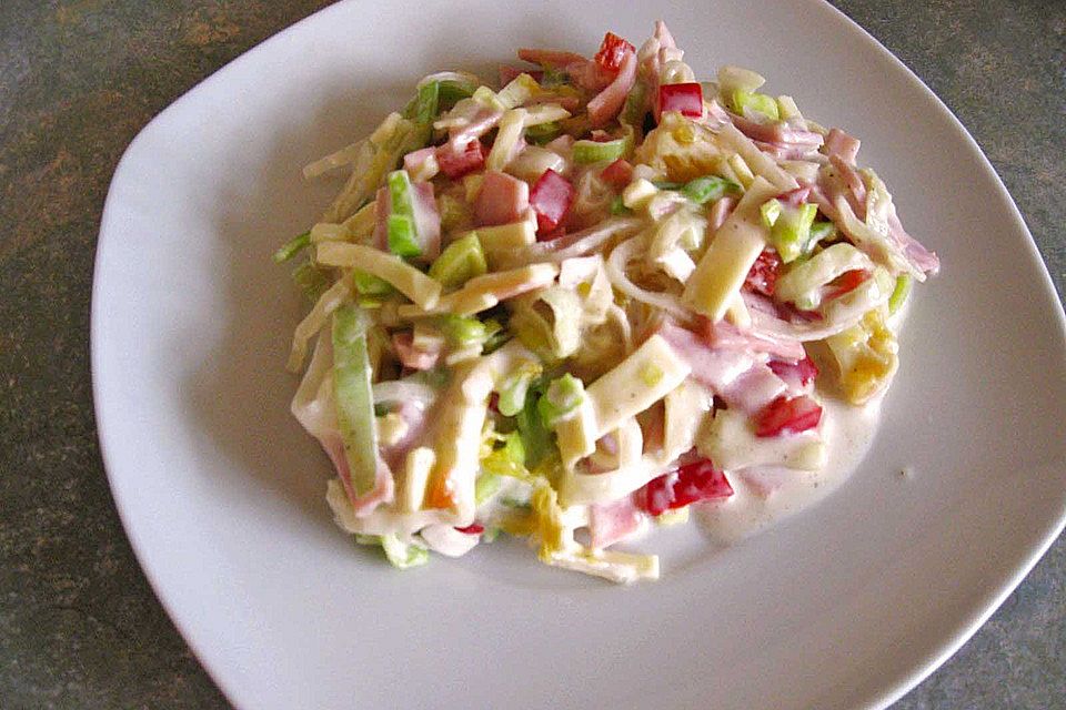 Lauchsalat einfach