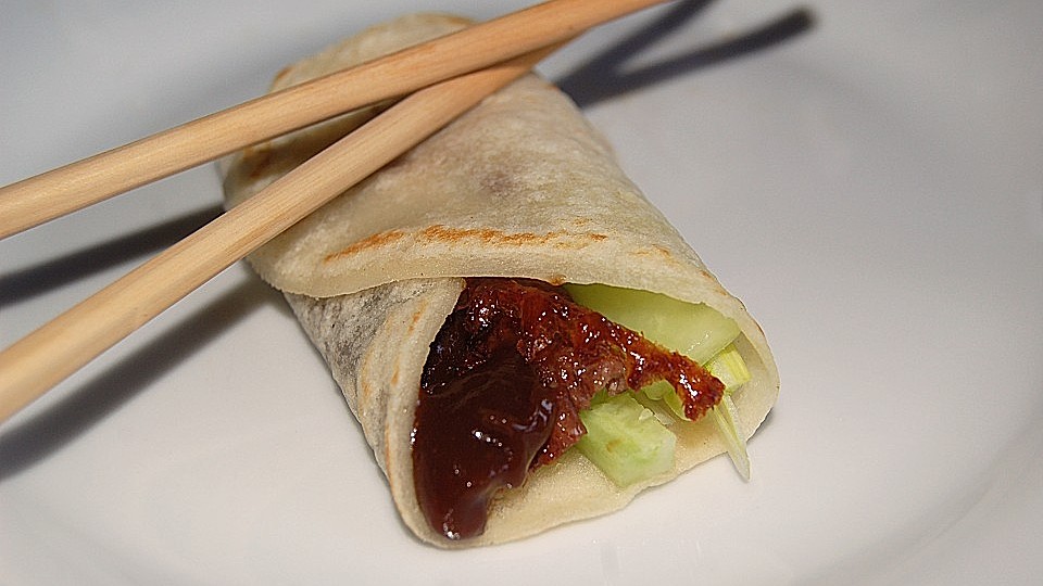 Peking Ente Mit Pfannkuchen Von Judith Chefkoch