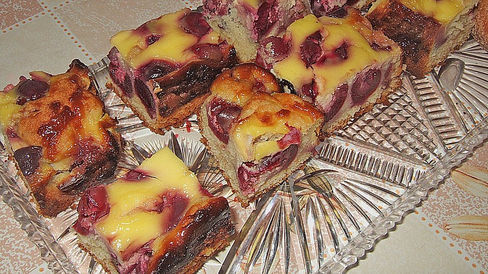 Kirschkuchen mit Rahmguss von tatik